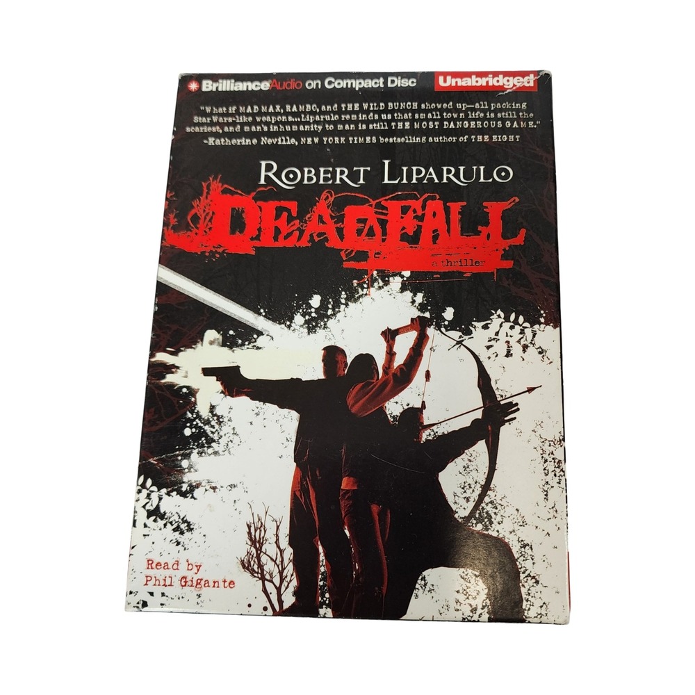 Deadfall Robert Liparulo Unabridged Audiobook CD Phil Gigante Thriller 11 Discs